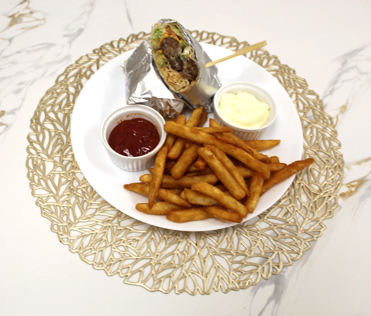 Chicken Pastilla - signature Moroccan delicacy at Tajine House Edmonton