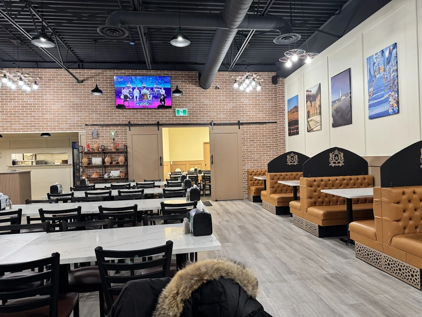 Tajine House Restaurant interior at Mayfield Plaza in West Edmonton