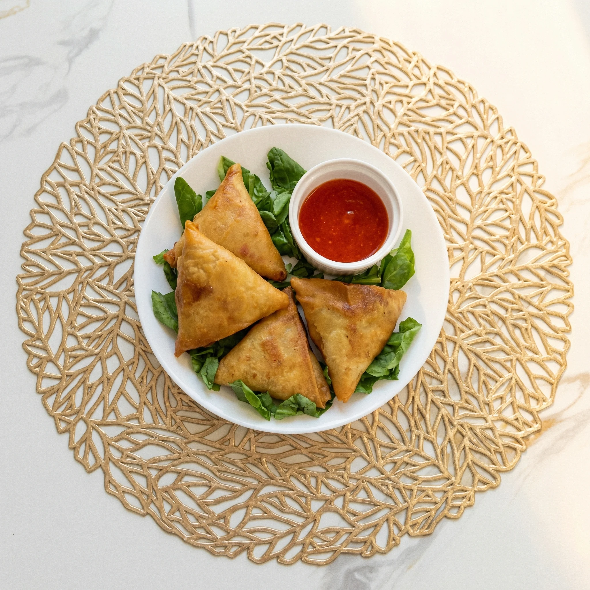 Kofta Briouate - Authentic Moroccan appetizer at Tajine House Restaurant Edmonton